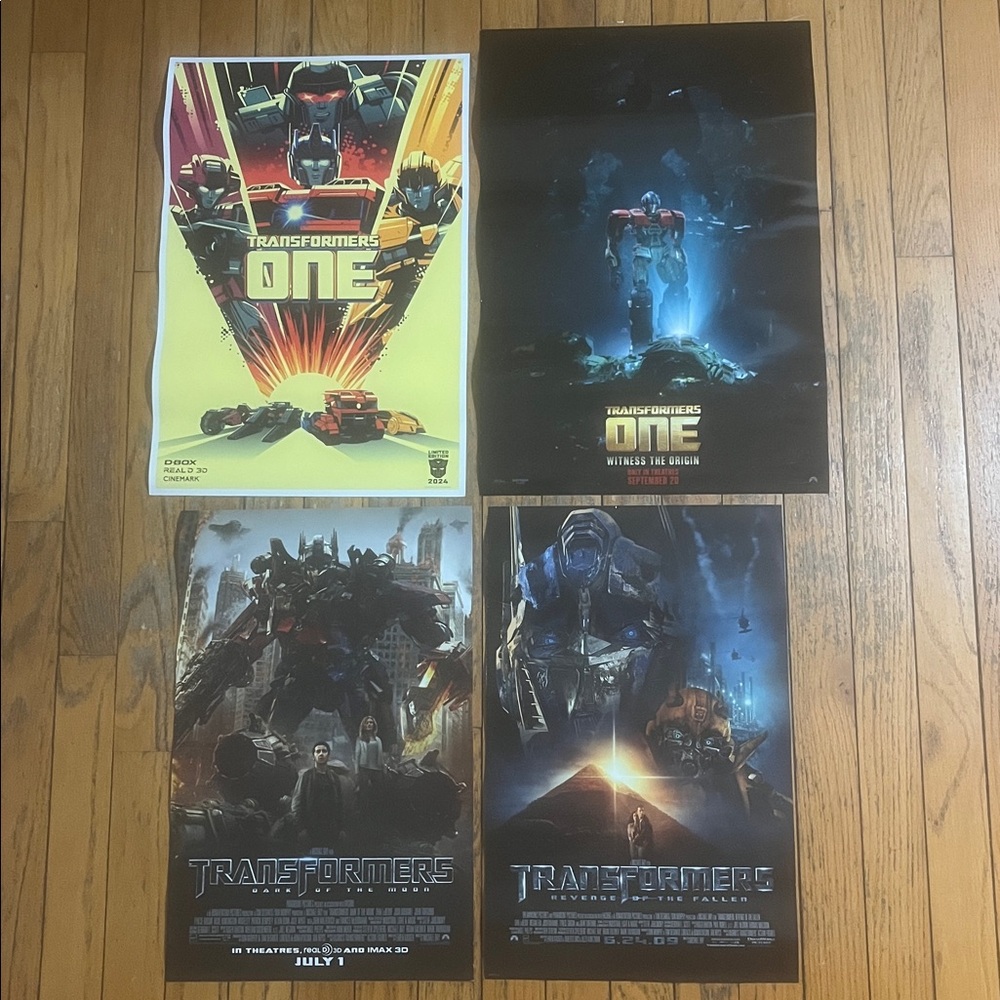 Transformers 4 Movie Posters (2 Glossy) Original & Limited Edition